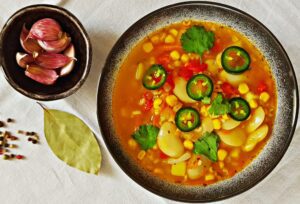 lima bean soup with brown rice