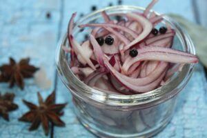 pickled red onions