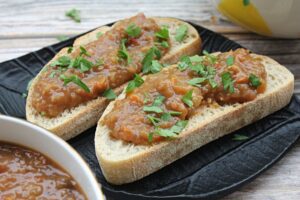 vegan eggplant appetizer