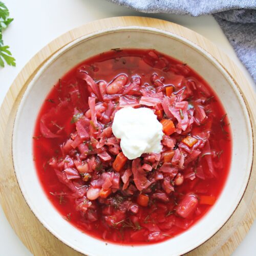 vegetarian borsch