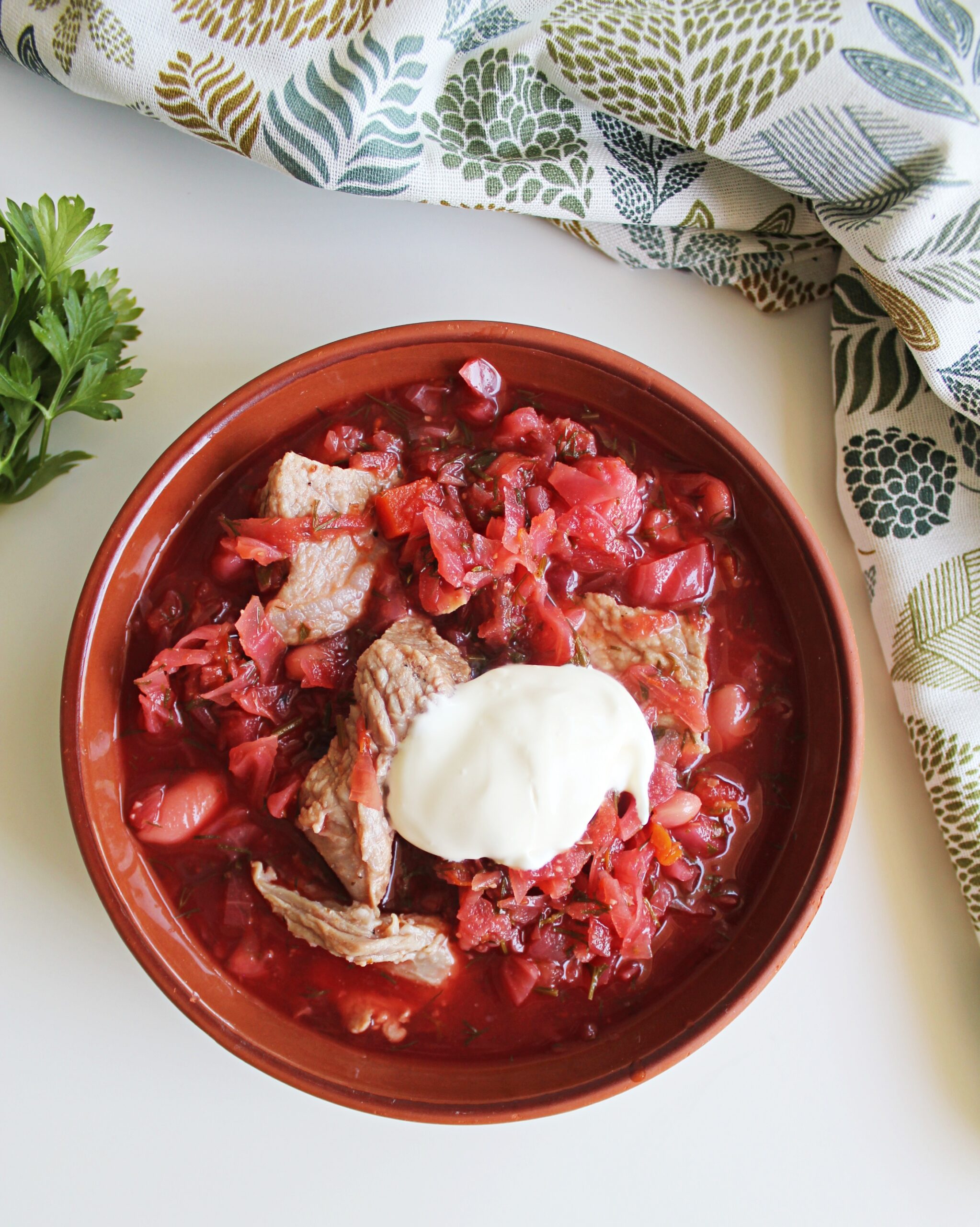 Ukrainian borsch (borscht)