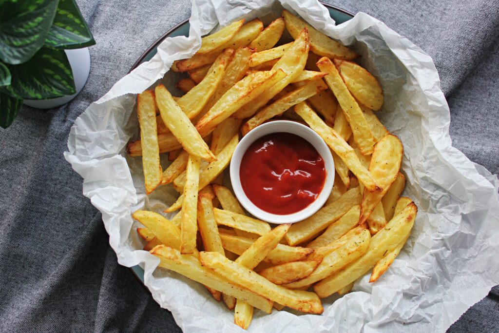 french fries in air fryer