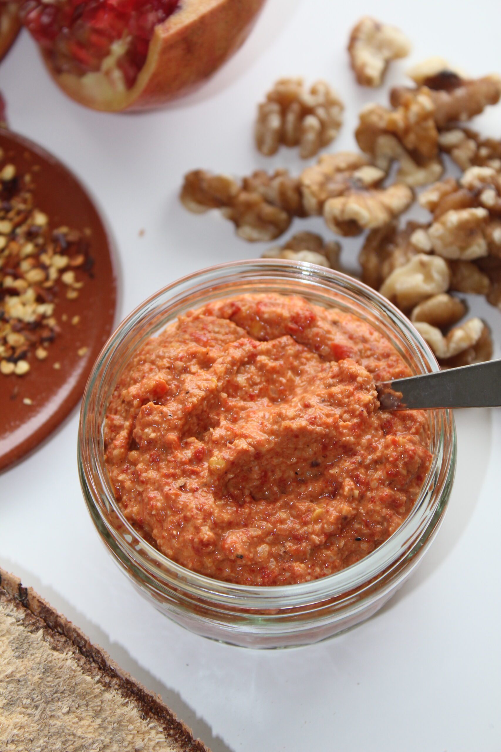 Roasted Bell Pepper and Walnut Dip Recipe (Muhammara)