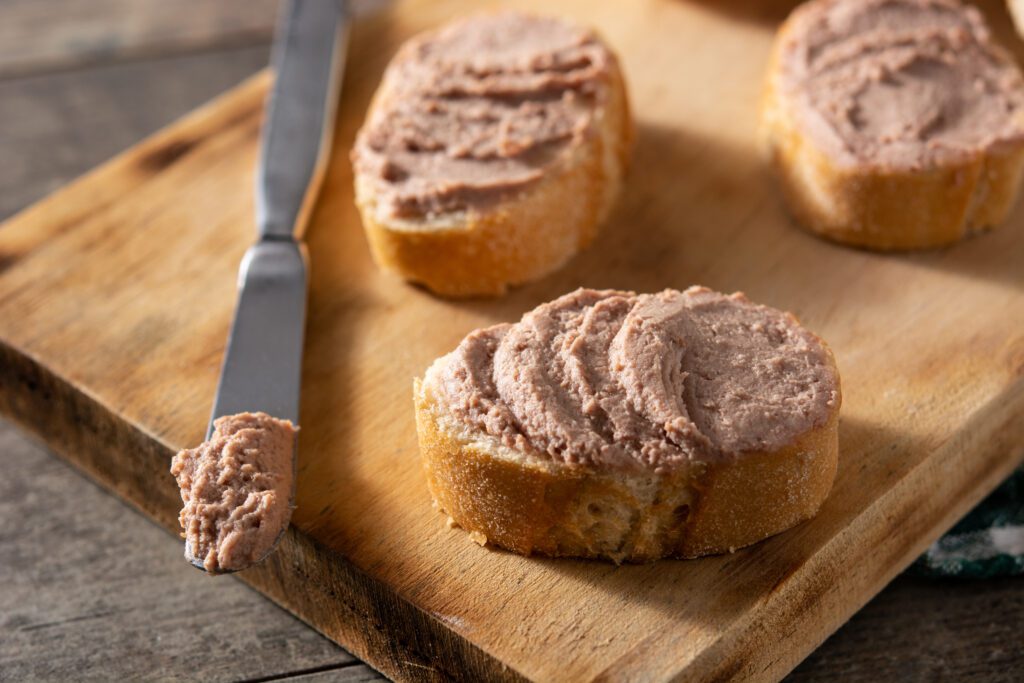 chicken liver and mushroom pate