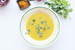 sweet potato red lentil soup