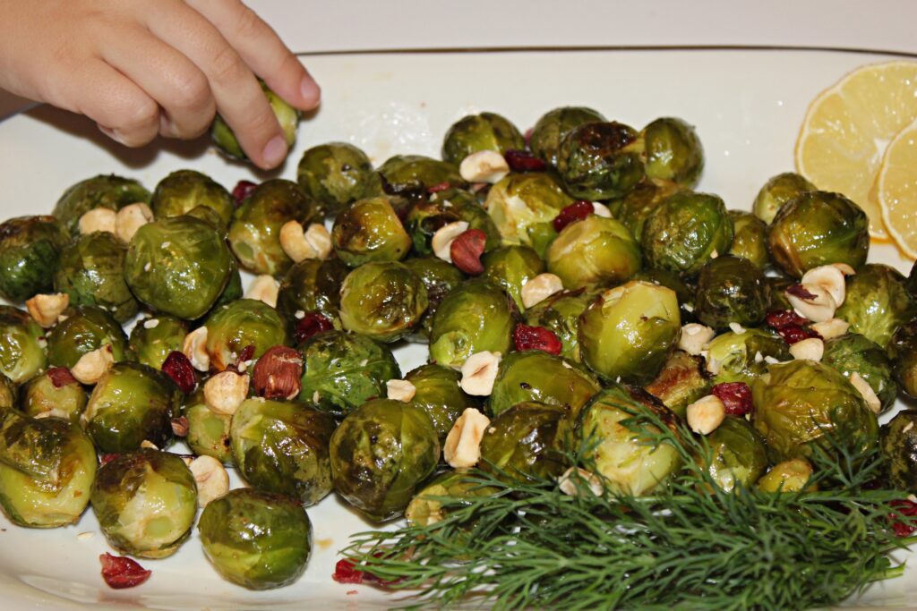 roasted Brussels sprouts