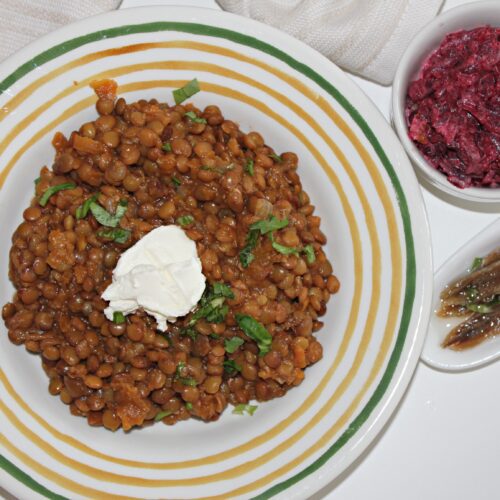 Brown Lentil Stew