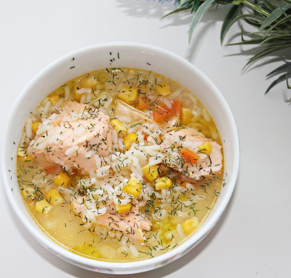 Instant Pot Frozen Salmon Soup