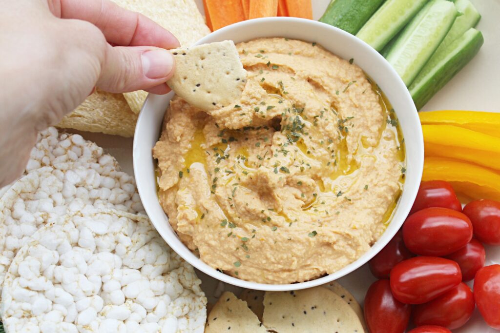 Sun-Dried Tomato Hummus 