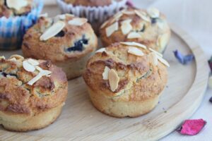 almond blueberry muffins