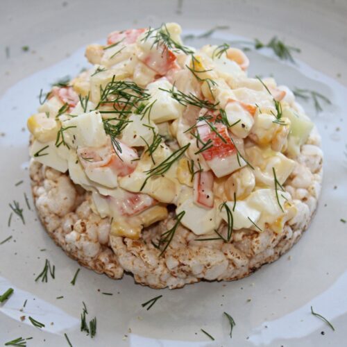 easy crab stick salad