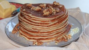 Protein-Packed Yogurt Pancakes with Almond Flour