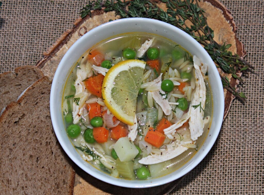 chicken orzo soup