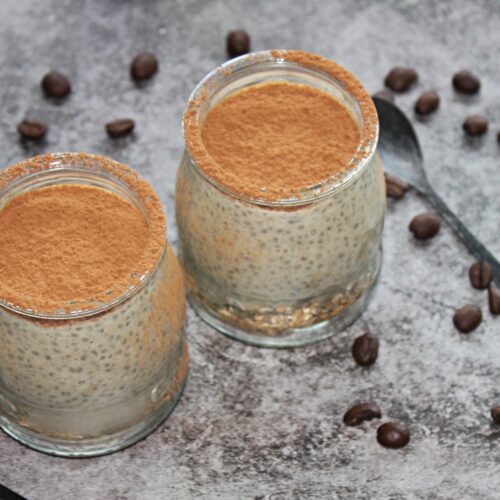 tiramisu chia pudding