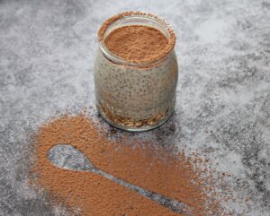 tiramisu chia pudding