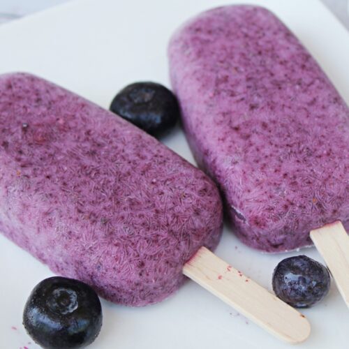 blueberry popsicles without sugar