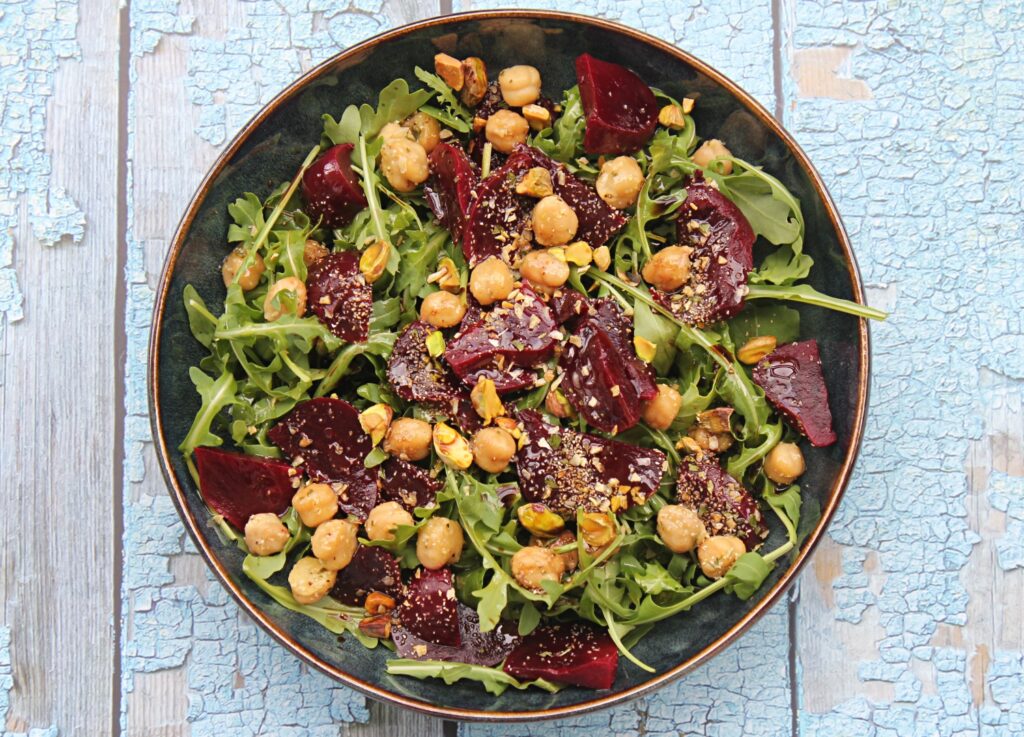 beetroot salad with arugula