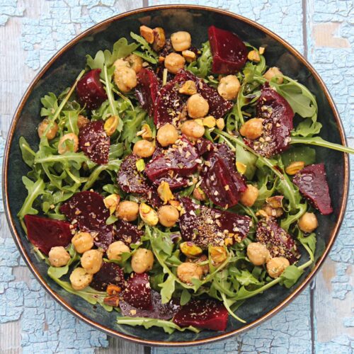 beetroot salad with arugula