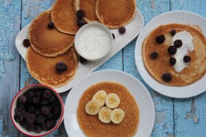 banana oatmeal pancakes