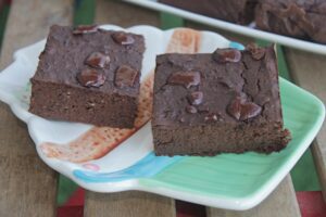 gluten-free black bean brownies