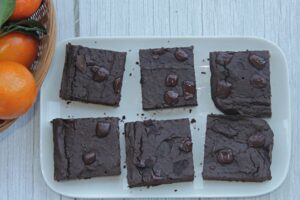 gluten-free black bean brownies