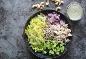 chicken salad with ranch dressing