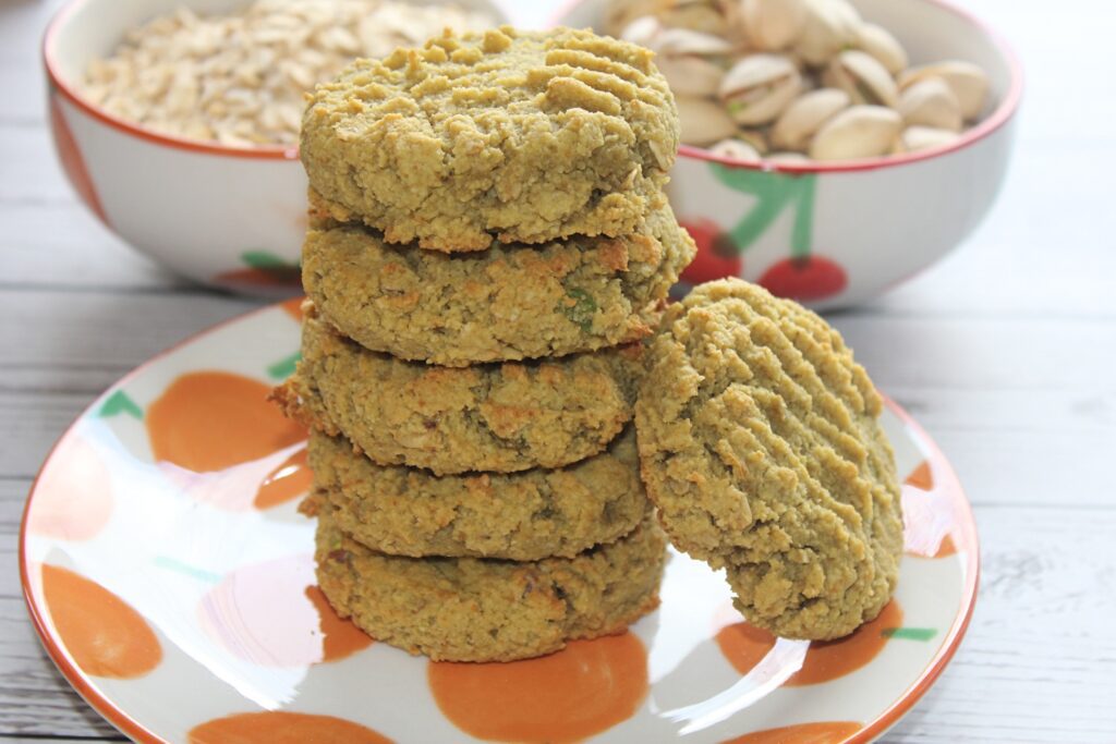gluten-free avocado matcha cookies