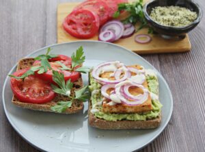 vegan tofu sandwich