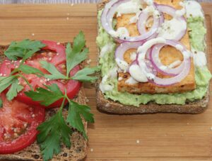vegan tofu sandwich